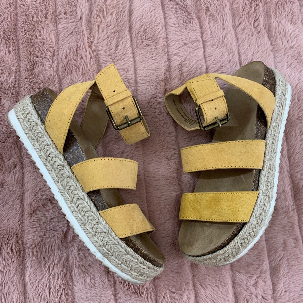 Target Mustard Sandals